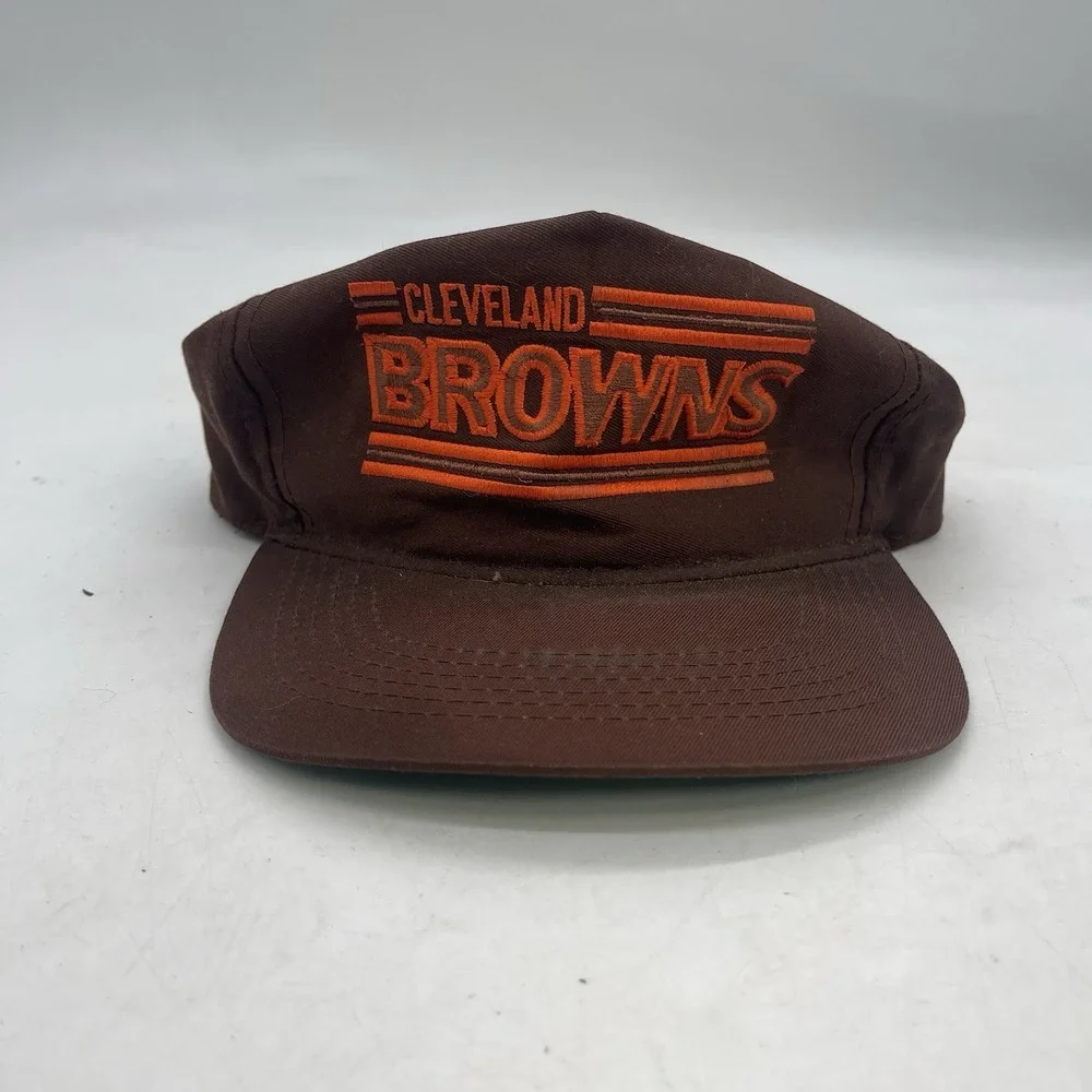 Vintage Cleveland Browns Snapback Hat OSFM One Size NFL Drew Pearson Youngin 80s